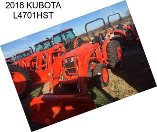 2018 KUBOTA L4701HST