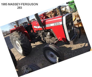 1985 MASSEY-FERGUSON 283