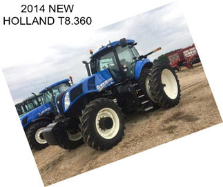 2014 NEW HOLLAND T8.360