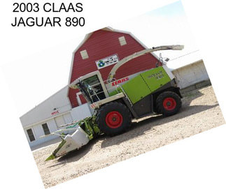 2003 CLAAS JAGUAR 890