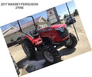 2017 MASSEY-FERGUSON 2705E