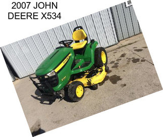 2007 JOHN DEERE X534