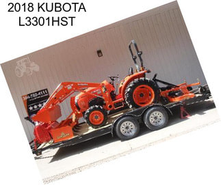 2018 KUBOTA L3301HST