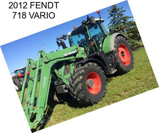 2012 FENDT 718 VARIO