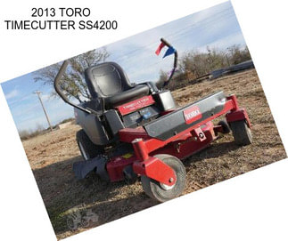 2013 TORO TIMECUTTER SS4200