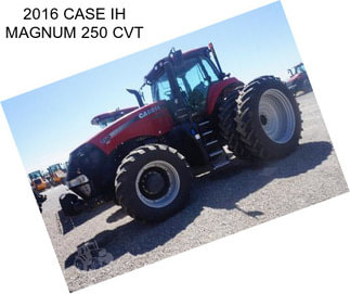 2016 CASE IH MAGNUM 250 CVT