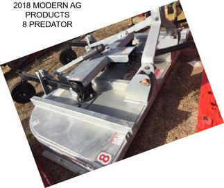 2018 MODERN AG PRODUCTS 8 PREDATOR