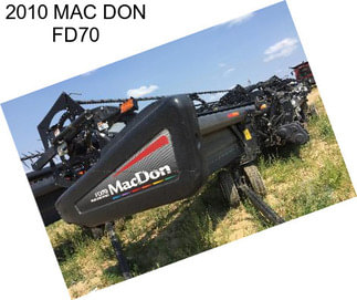 2010 MAC DON FD70