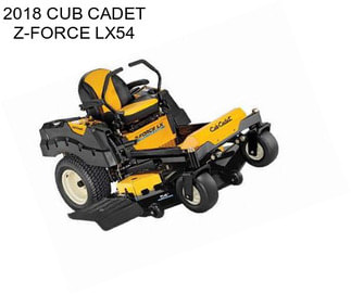 2018 CUB CADET Z-FORCE LX54