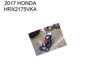 2017 HONDA HRX2175VKA