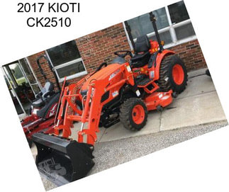 2017 KIOTI CK2510