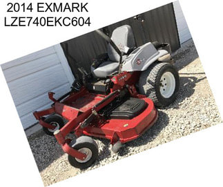 2014 EXMARK LZE740EKC604