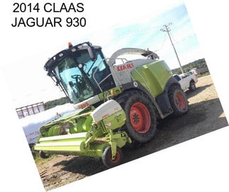 2014 CLAAS JAGUAR 930