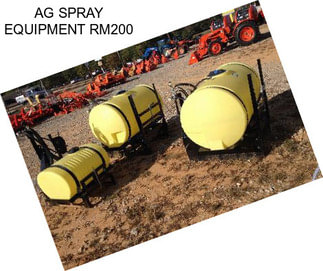 AG SPRAY EQUIPMENT RM200