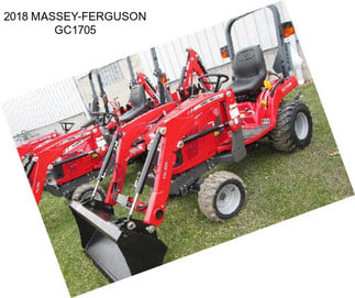 2018 MASSEY-FERGUSON GC1705