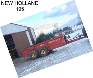 NEW HOLLAND 195