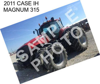 2011 CASE IH MAGNUM 315