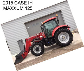 2015 CASE IH MAXXUM 125