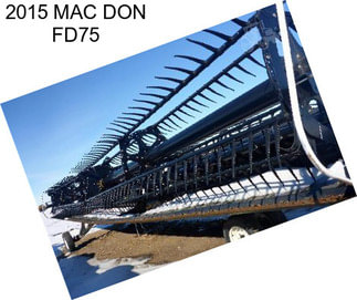 2015 MAC DON FD75