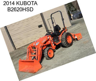 2014 KUBOTA B2620HSD