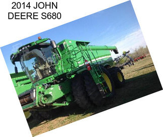 2014 JOHN DEERE S680