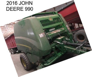 2016 JOHN DEERE 990