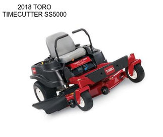 2018 TORO TIMECUTTER SS5000