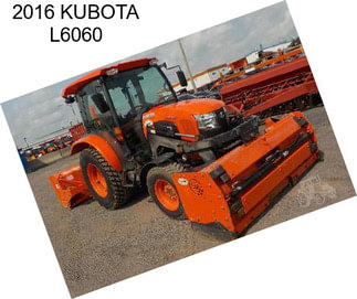 2016 KUBOTA L6060