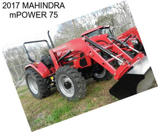 2017 MAHINDRA mPOWER 75