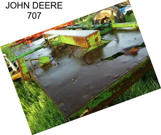 JOHN DEERE 707