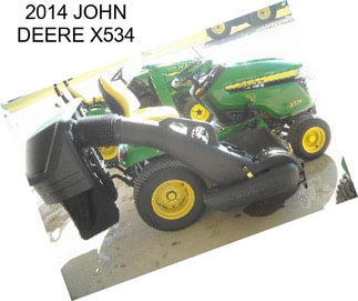 2014 JOHN DEERE X534