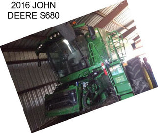 2016 JOHN DEERE S680