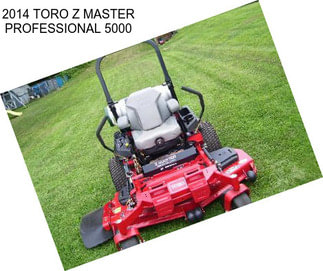 2014 TORO Z MASTER PROFESSIONAL 5000