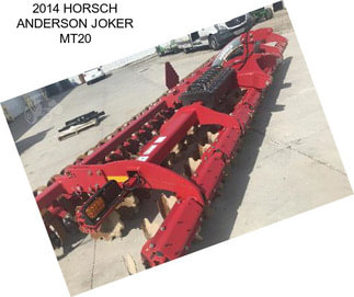 2014 HORSCH ANDERSON JOKER MT20