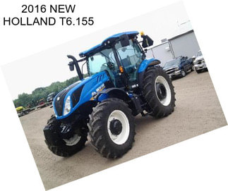 2016 NEW HOLLAND T6.155