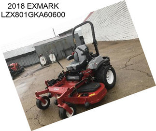 2018 EXMARK LZX801GKA60600