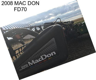 2008 MAC DON FD70