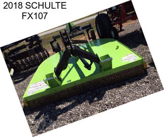 2018 SCHULTE FX107