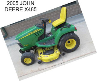 2005 JOHN DEERE X485