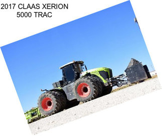 2017 CLAAS XERION 5000 TRAC