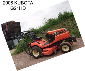 2008 KUBOTA G21HD