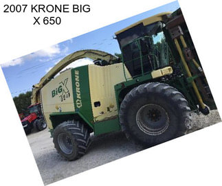 2007 KRONE BIG X 650