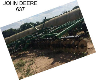 JOHN DEERE 637