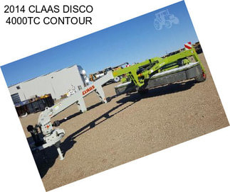 2014 CLAAS DISCO 4000TC CONTOUR