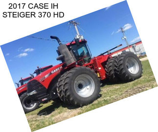 2017 CASE IH STEIGER 370 HD