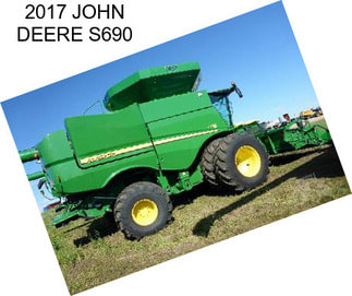 2017 JOHN DEERE S690