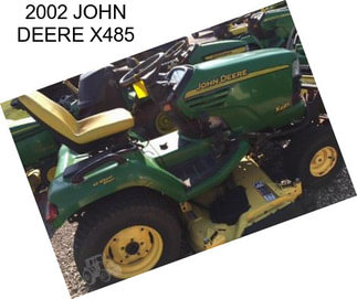 2002 JOHN DEERE X485