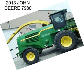 2013 JOHN DEERE 7980