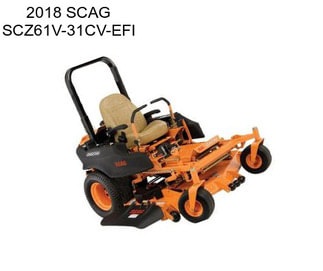 2018 SCAG SCZ61V-31CV-EFI