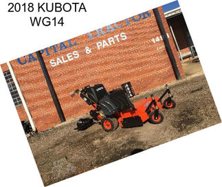 2018 KUBOTA WG14